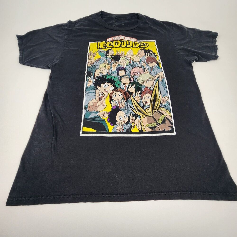 My Hero Academia Class 1-A Group Graphic T Shirt Anime Funimation Size Large